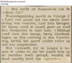 Mddelbugse courant 1928-13-4 overleden na val van paard