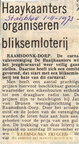 1973-11-01 -Het Stadsblad- carnavalsvereninging de Haijkanters organiseren bliksemloterij tbv jeugdcarnaval