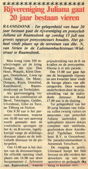 de-Stem 1986 20-jaar-rijvereniging-Juliana